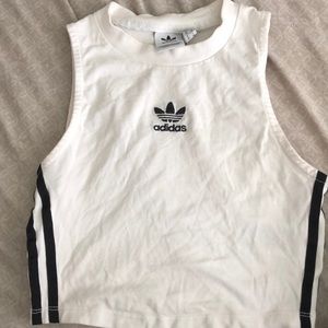 An Adidas Crop top.